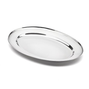 Półmisek Stalowy Nierdzewny Owalny 25 Cm