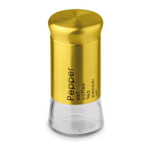 Pojemnik Na Przyprawy Szklany Asha Złoty 150 Ml