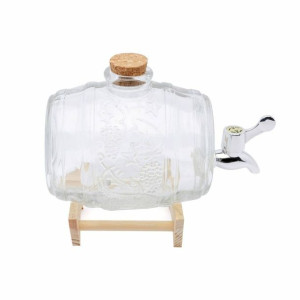 Słoik Beczka Z Kranikiem Na Stojaku Do Whisky Jack 1 L