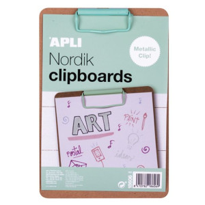 Clipboard Deska Szkicownik A5 Drewniana Pastelowy Zielony
