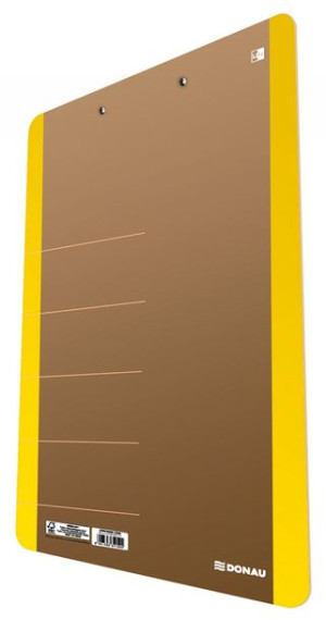 Clipboard Deska Szkicownik A4 Z Klipsem Karton Żółty
