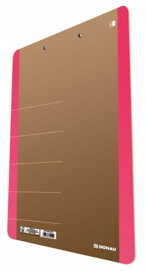 Clipboard Deska Szkicownik A4 Z Klipsem Karton Różowy