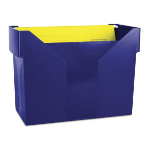 Miniarchiwum Do Dokumentów Plastikowe Z 5 Teczkami Granatowe