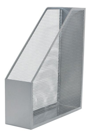 Pojemnik Na Dokumenty A4 Metalowy Srebrny