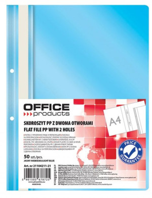 Skoroszyt Pp A4 Wpinany 100/170 Jasnoniebieski 50 Szt