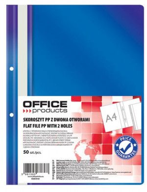 Skoroszyt Pp A4 Wpinany 100/170 Granatowy 50 Szt