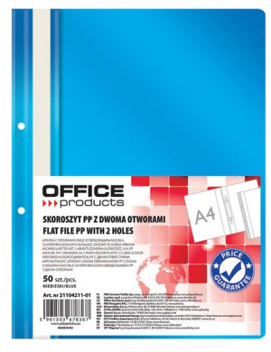 Skoroszyt Pp A4 Wpinany 100/170 Niebieski 50 Szt