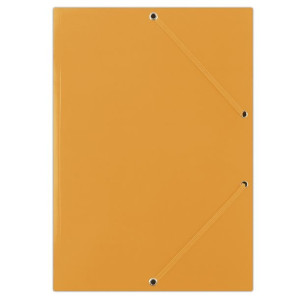 Teczka Z Gumką Karton A4 400 Gsm 3-skrzydłowa Pomarańczowy
