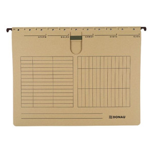 Teczka Zawieszkowa Z Wąsem A4 230 Gsm Brązowy 5 Szt