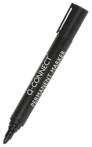 Marker Permanentny Okrągły Czarny 10 Szt