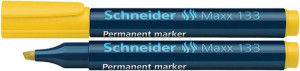 Marker Permanentny Maxx 133 Ścięty Żółty 10 Szt