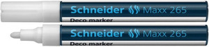 Marker Kredowy Maxx 265 Okrągły 2-3 Mm Biały 1 Szt