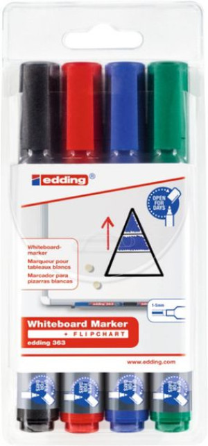 Marker Do Tablic E-363/4 S Mix 4 Szt