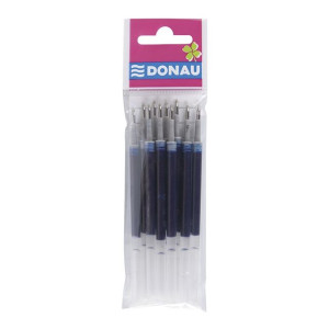Wkład Do Długopisu Auto. Żelowy Donau 0.5 Mm Niebieski 10 Szt