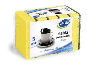 Gąbki Do Zmywania Duże Mix 5 Szt