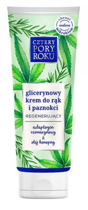 Krem Do Rąk Cztery Pory Roku Z Olejem Konopnym Glicerynowy 100 Ml