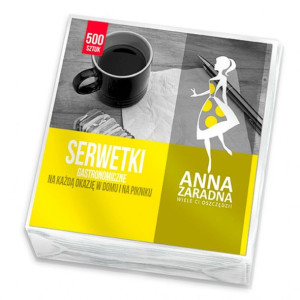 Serwetki Gastronomiczne 15x15 Cm Biały 500 Szt