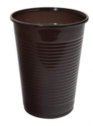 Kubek Plastikowy Termiczny 200 Ml Brązowy 100 Szt