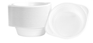 Flaczarka Plastikowa 500 Ml Biały 100 Szt