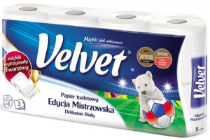 Papier Toaletowy Celulozowy Edycja Specjalna 3-warstwowy 150 Listki Biały 8