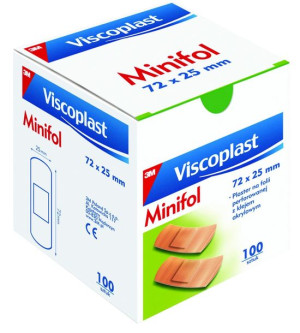 Plastry Minifol 72x25mm 100 Szt