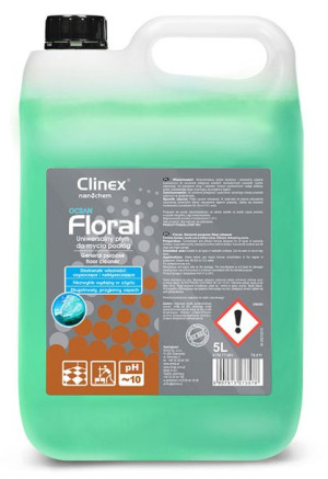 Uniwersalny Płyn Floral Ocean Do Mycia Podłóg 5 L