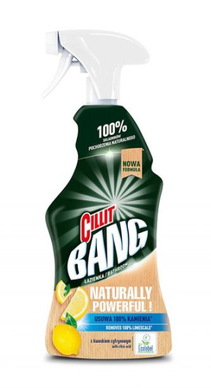 Spray Do Łazienki Cillit Bang Naturally Z Kwaskiem Cytrynowym 750 Ml