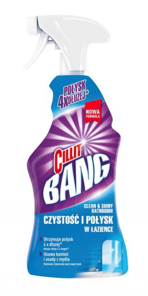 Spray Do Łazienki Cillit Bang Czystość I Połysk 750 Ml