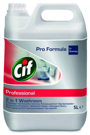 Preparat Cif Diversey 2w1 Do Mycia Sanitariatów I Łazienek 5 L
