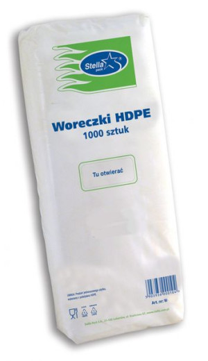 Woreczki Foliowe14/4/38 Cm 1000 Szt