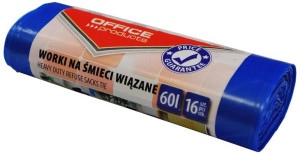 Worki Na Śmieci Wiązane Premium Ldhd 60l 16 Szt