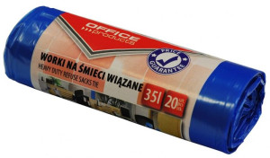 Worki Na Śmieci Wiązane Premium Ldhd 35l 20 Szt