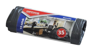 Worki Na Śmieci Biurowe Mocne Ldpe 35l 15 Szt