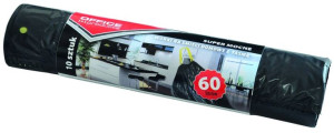 Worki Na Śmieci Domowe Z Taśmą Super Mocne Ldpe 60l 10 Szt