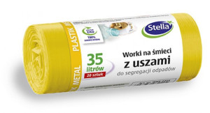 Worki Z Uszami Do Segregacji Metali I Plastiku 35 L 20 Szt