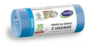 Worki Z Uszami Do Segregacji Odpadów Papierowych 35 L 20 Szt
