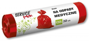Worki Na Odpady Medyczne Ldpe 120 L 20 Szt