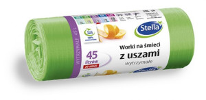 Worki Na Śmieci Z Uszami 45 L 20 Szt