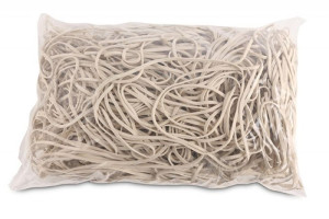 Gumki Recepturki Średnica 130mm 1,5x3 Mm Biały 1 Kg