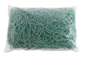 Gumki Recepturki Średnica 100mm 1,5x1,5 Mm Zielony 1 Kg
