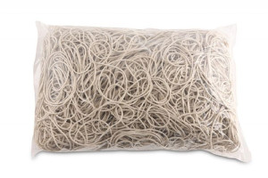 Gumki Recepturki Średnica 60mm 1,5x1,5 Mm Biały 1 Kg