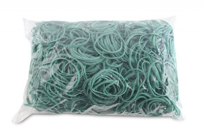 Gumki Recepturki Średnica 50mm 1,5x3 Mm Zielony 1 Kg