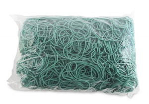 Gumki Recepturki Średnica 50mm 1,5x1,5 Mm Zielony 1 Kg