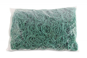 Gumki Recepturki Średnica 40mm 1,5x1,5 Mm Zielony 1 Kg
