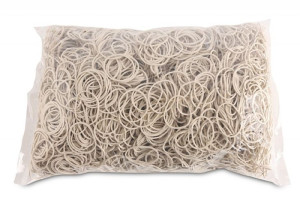 Gumki Recepturki Średnica 30mm 1,5x1,5 Mm Biały 1 Kg