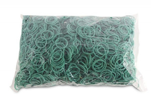 Gumki Recepturki Średnica 25mm 1,5x1,5 Mm Zielony 1 Kg