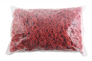 Gumki Recepturki Średnica 20mm 1,5x1,5 Mm Czerwony 1 Kg