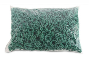 Gumki Recepturki Średnica 20mm 1,5x1,5 Mm Zielony 1 Kg