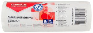 Taśma Biurowa 19mm 33m Matowa 8 Szt