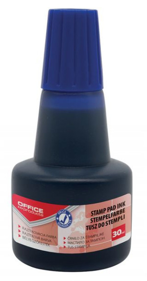 Tusz Do Pieczątek 30ml Niebieski